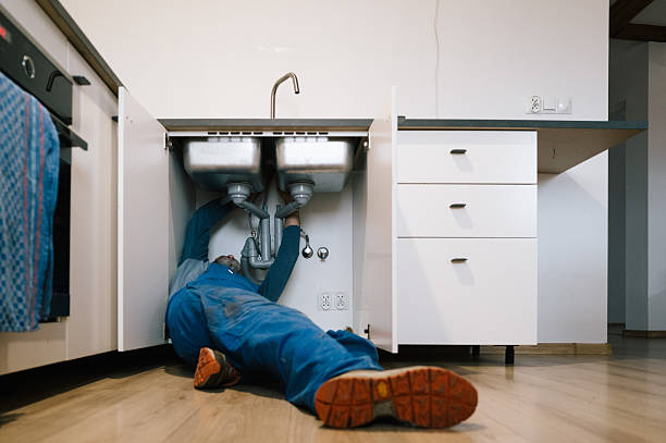 Professional Drain Cleaning technician working in West Roxbury, MA